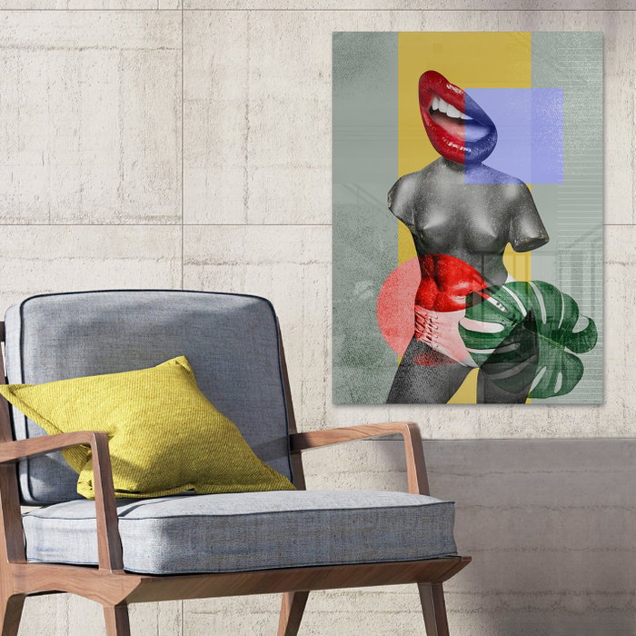 Wallity Cuadro Decorativo de Vidrio Templado Multicolor 70 x 100 cm Wallity Cuadro Decorativo de Vidrio Templado Multicolor 70 x 100 cm
